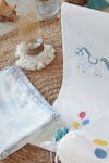 Buy_Masaya_Blue Hypoallergenic Cotton Circus I Am Going To The Cot Bedding Set _Online_at_Aza_Fashions