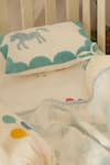 Shop_Masaya_Blue Hypoallergenic Cotton Circus I Am Going To The Cot Bedding Set _Online_at_Aza_Fashions