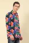 Soniya G_Multi Color Cotton Abstract Print Shirt _Online_at_Aza_Fashions