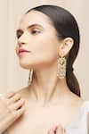 Buy_Ananta Jewellery_Silver Plated Cubic Zirconia Stone Danglers _at_Aza_Fashions