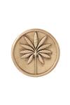 Buy_Cosa Nostraa_Gold Floral Carved Buttons - Set Of 5 _Online_at_Aza_Fashions