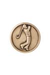 Buy_Cosa Nostraa_Gold Golfer Carved Buttons - Set Of 5 _Online_at_Aza_Fashions