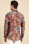 Shop_Mayank Modi - Men_Multi Color Muslin Printed Digital Shirt  _at_Aza_Fashions