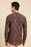Shop_Mayank Modi - Men_Multi Color Cotton Printed Digital Shirt _at_Aza_Fashions