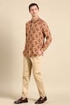 Mayank Modi - Men_Multi Color Soft Muslin Printed Digital Full Sleeve Shirt _Online_at_Aza_Fashions