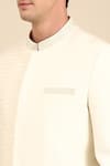 Buy_Mayank Modi - Men_Off White Silk Banaras Embroidered Bead Bandhgala _Online_at_Aza_Fashions