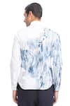 Shop Rohit Gandhi + Rahul Khanna White Cotton Tropical Print Shirt at Aza Fashions Shop_Rohit Gandhi + Rahul Khanna_White Cotton Tropical Print Shirt _at_Aza_Fashions