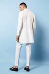 Shop Rohit Gandhi + Rahul Khanna White Cotton Double Layered Overlap Shirt at Aza Fashions Shop_Rohit Gandhi + Rahul Khanna_White Cotton Double Layered Overlap Shirt _at_Aza_Fashions