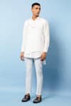 Buy Rohit Gandhi + Rahul Khanna White Cotton Double Layered Overlap Shirt Online at Aza Fashions Buy_Rohit Gandhi + Rahul Khanna_White Cotton Double Layered Overlap Shirt _Online_at_Aza_Fashions