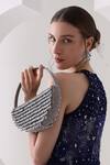 Shop_Forever Noor_Silver Embellished Moonshine Crystal Tasselled Bag _at_Aza_Fashions