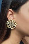 Buy_Bblingg_Multi Color Pearl Suhaaya Mini Embellished Studs _at_Aza_Fashions