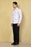 Shop_Arihant Rai Sinha_Pink Cotton Printed Geometric Button Placket Shirt _Online_at_Aza_Fashions