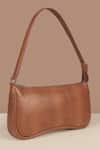 Buy_The House of Ganges_Brown Emily Textured Shoulder Bag _at_Aza_Fashions