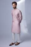Chatenya Mittal_Cream Kurta  Silk Embroidered And Pyjama Pant Set_Online_at_Aza_Fashions