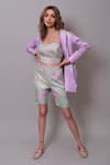 Buy_Nayantaara_Purple Bamberg Satin Tie Dyed Sequin Work Blazer Open Playful Pant Set _at_Aza_Fashions