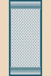 Shop_Thee Modern Roots_Blue Silk Lotus Blooms Printed Dupatta _at_Aza_Fashions