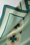 Thee Modern Roots_Green Silk Vintage Floral Printed Dupatta _Online_at_Aza_Fashions