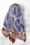 Buy_Thee Modern Roots_Purple Silk Embroidery Flipping Hearts Printed Dupatta_at_Aza_Fashions