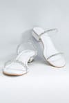 Buy The Alter White Embellished Mysha Block Heels at Aza Fashions Buy_The Alter_White Embellished Mysha Block Heels _at_Aza_Fashions