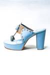 Buy The Alter Blue Embellished Powder Tassel Block Heels Online at Aza Fashions Buy_The Alter_Blue Embellished Powder Tassel Block Heels _Online_at_Aza_Fashions