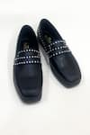 The Alter Black Mia Embellished Loafers at Aza Fashions The Alter_Black Mia Embellished Loafers _at_Aza_Fashions