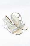 The Alter Beige Rhinestones Kiara Embellished T-shaped Wedge Heels at Aza Fashions The Alter_Beige Rhinestones Kiara Embellished T-shaped Wedge Heels _at_Aza_Fashions