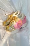 Buy_Chal Jooti_Pink Embroidery Bagh-e-nilofer Sneakers _at_Aza_Fashions