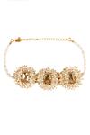 Shop_Vaidaan_Gold Plated Beads Akahi Choker _at_Aza_Fashions