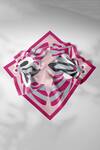 Shop_Thee Modern Roots_Fuchsia Inverted Wonders Silk Scarf 