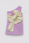 Fayon Kids Purple Lycra One Shoulder Dress Online at Aza Fashions Fayon Kids_Purple Lycra One Shoulder Dress _Online_at_Aza_Fashions