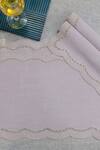 Buy_Design Gaatha_Pink 100% Cotton Cambric Cutwork Embroidered Table Mats 4 Pcs Set_at_Aza_Fashions
