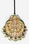 Buy Dugran By Dugristyle Green Pearl And Kundan Embellished Maangtikka Online at Aza Fashions Buy_Dugran By Dugristyle_Green Pearl And Kundan Embellished Maangtikka _Online_at_Aza_Fashions