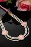 Dugran By Dugristyle_Multi Color Kundan Flower Embellished Necklace _Online_at_Aza_Fashions