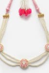 Buy_Dugran By Dugristyle_Multi Color Kundan Flower Embellished Necklace _Online_at_Aza_Fashions