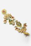 Buy_Dugran By Dugristyle_Multi Color Kundan Embellished Danglers _Online_at_Aza_Fashions