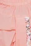 Buy_Little Bansi_Peach Cotton Embroidery Floral Printed Kurta Set With Nehru Jacket 
