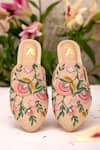 Buy_House Of Vian_Multi Color Ivy Floral Embroidered Mules _at_Aza_Fashions