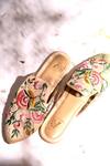 Shop_House Of Vian_Multi Color Ivy Floral Embroidered Mules _at_Aza_Fashions