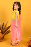 Buy Saka Designs Yellow Cotton, Silk, Net Sequins Embroidered Butti Lehenga Set Online at Aza Fashions Buy_Saka Designs_Yellow Cotton, Silk, Net Sequins Embroidered Butti Lehenga Set_Online_at_Aza_Fashions