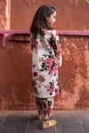 Shop_Gulabo Jaipur_Off White Cotton Printed Floral Kurta And Pyjama Set _at_Aza_Fashions