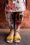 Buy_Gulabo Jaipur_Off White Cotton Printed Floral Kurta And Pyjama Set _Online_at_Aza_Fashions