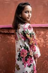 Shop_Gulabo Jaipur_Off White Cotton Printed Floral Kurta And Pyjama Set _Online_at_Aza_Fashions