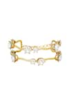 Shop Esme By Aashna Dalmia White Stones Embellished Bracelet at Aza Fashions Shop_Esme By Aashna Dalmia_White Stones Embellished Bracelet _at_Aza_Fashions
