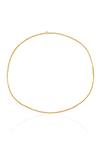 Shop_Esme By Aashna Dalmia_Gold Plated Figaro Pattern Chain _at_Aza_Fashions