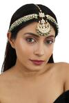 Buy_Riana Jewellery_Gold Plated Stone Embellished Mathapatti _at_Aza_Fashions