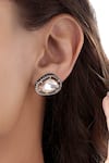 Buy_HRISHA_Gold Plated Diamonds, Stones Kundan Polki Work Earrings _at_Aza_Fashions