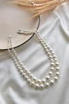 Shop_Gwacy_White Pearl Layered Necklace _at_Aza_Fashions