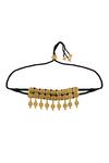 Shop_Masaba_Gold Plated Aida Carved Choker_at_Aza_Fashions