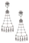 Shop_Masaba_Silver Plated Swinging Doll Dangler Earring _at_Aza_Fashions