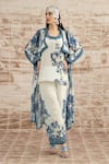 Shop_Rajdeep Ranawat_White Silk Printed And Embellished Baroque & Lace Ursula Jacket  _Online_at_Aza_Fashions